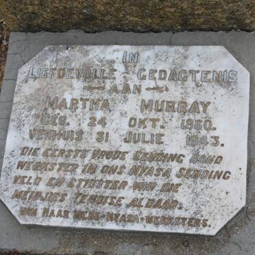 MURRAY Martha 1860-1943