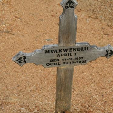 MVAKWENDLU April T. 1937-2008
