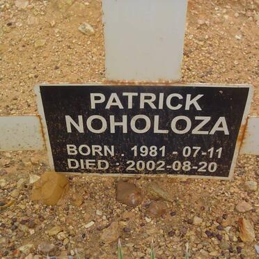 NOHOLOZA Patrick 1981-2002
