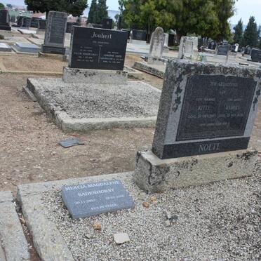 NOLTE Andries -1930 &amp; Kitty -1965 :: BADENHORST Mercia Magdalene 1931-2000