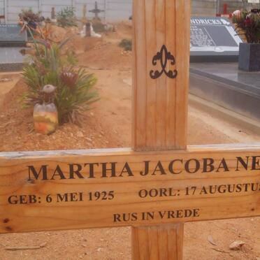 NEL Martha Jacoba 1925-2010