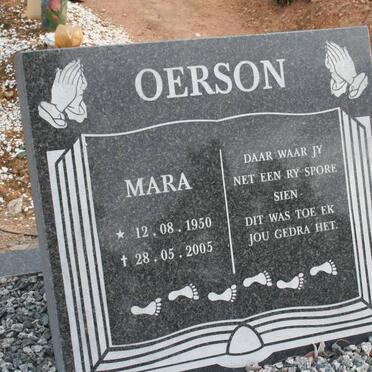 OERSON Mara 1950-2005