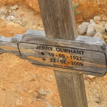 OLIPHANT Jerry 1921-2009