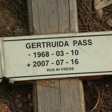 PASS Gertruida 1968-2007