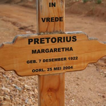 PRETORIUS Margaretha 1922-2004