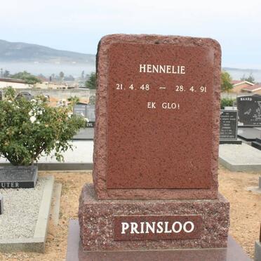 PRINSLOO Hennelie 1948-1991