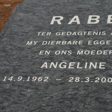RABÉ Angeline 1962-2006