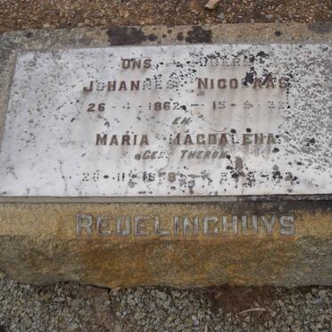 REDELINGHUYS Johannes Nicolaas 1862-1932 &amp; Maria Magdalena THERON 1858-1942