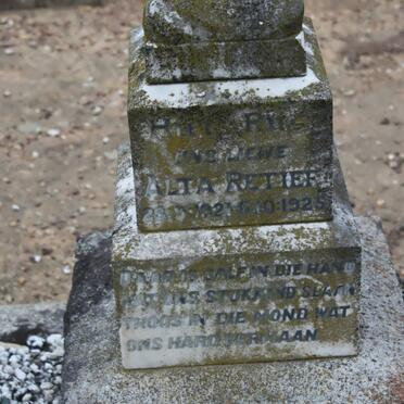 RETIEF Alta 192?-1925