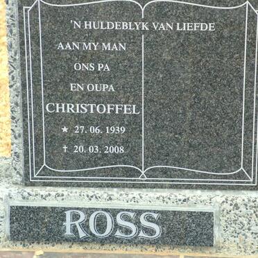 ROSS Christoffel 1939-2008