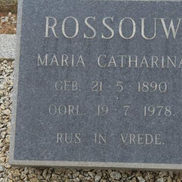 ROSSOUW Maria Catharina 1890-1978