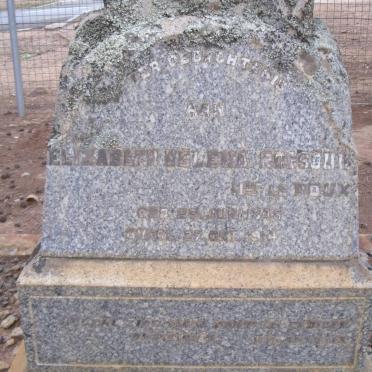 ROSSOUW Elizabeth Helena nee LE ROUX 1848-1914