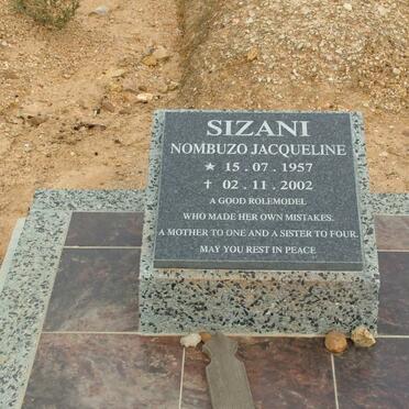 SIZANI Nombuzo Jacqueline 1957-2002