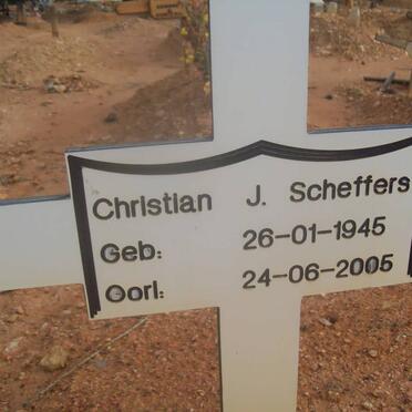 SCHEFFERS Christian J. 1945-2005
