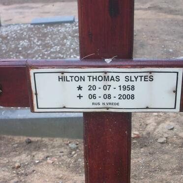 SLYTES Hilton Thomas Slytes 1958-2008