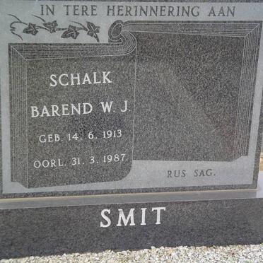SMIT Schalk Barend W.J. 1913-1987