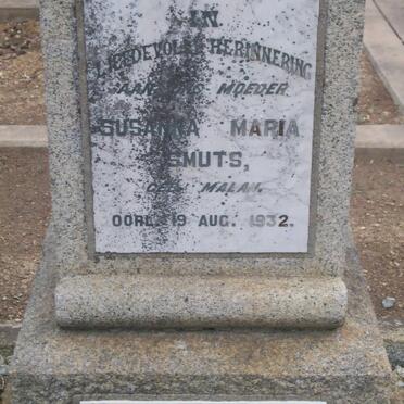 SMUTS Susanna Maria nee MALAN -1932