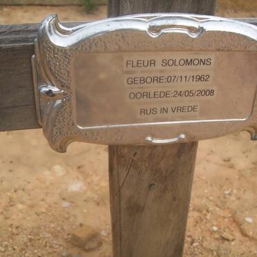 SOLOMONS Fleur 1962-2008