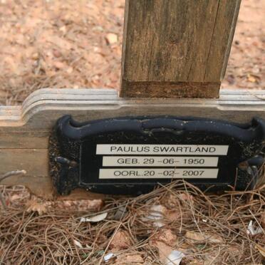 SWARTLAND Paulus 1950-2007