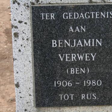 VERWEY Benjamin 1906-1980