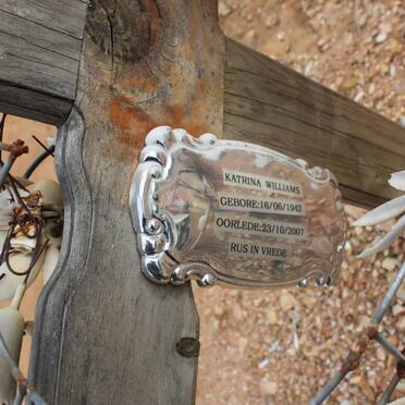 WILLIAMS Katrina 1942-2007