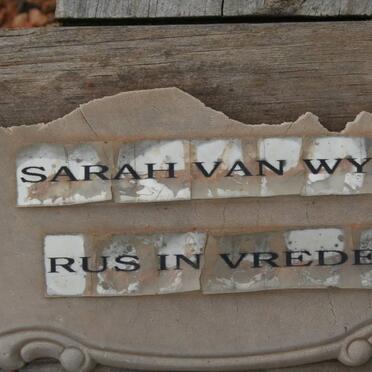 WYK Sarah, van