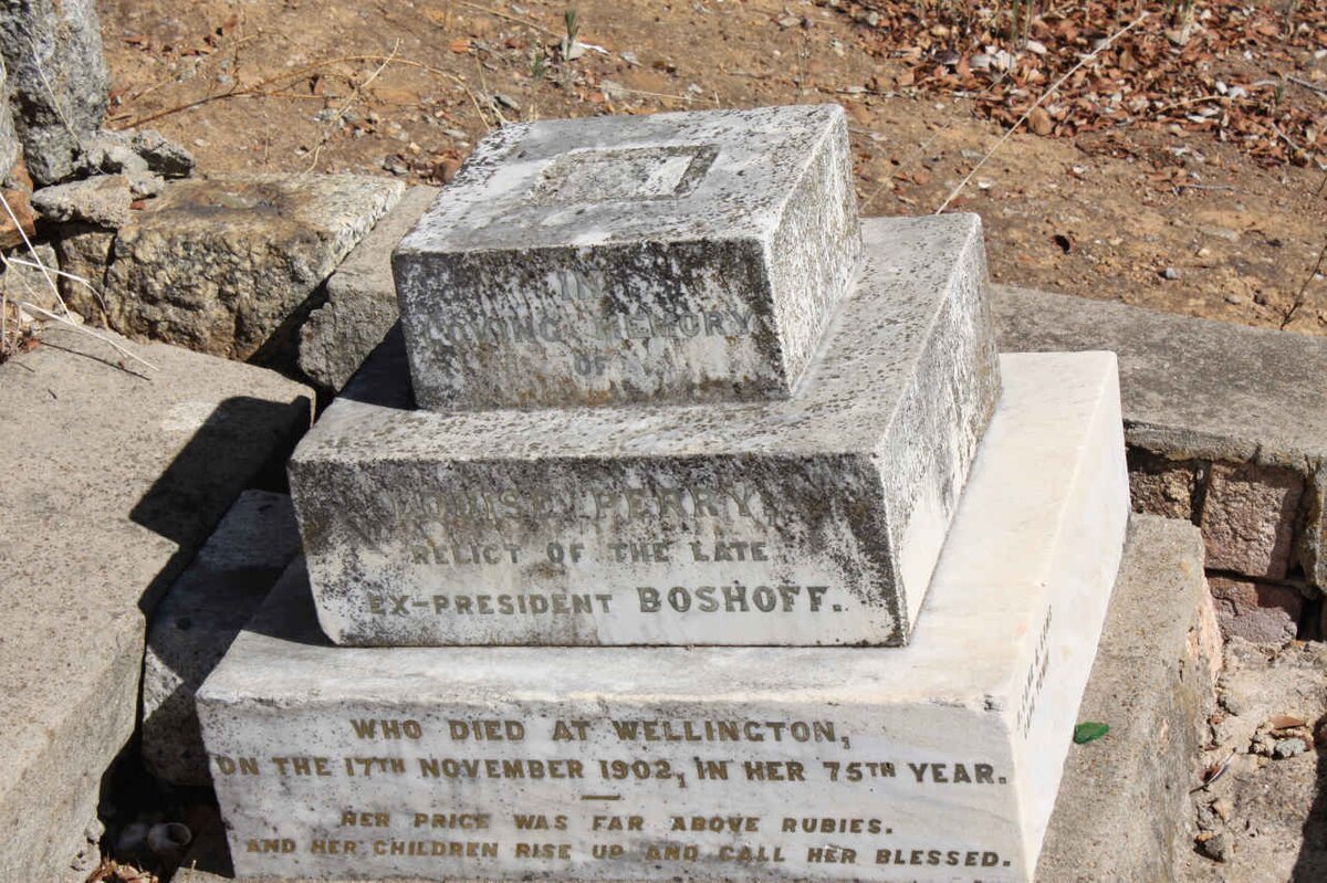 BOSHOFF Louise nee PERRY -1902