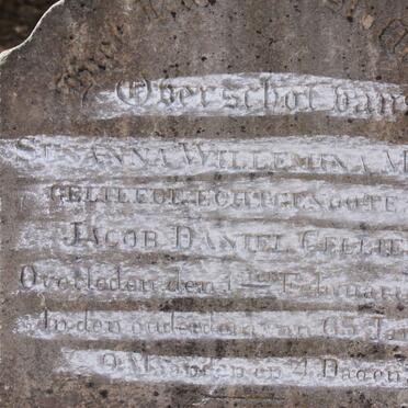 CELLIERS Anna Willemina nee MARAIS -1881