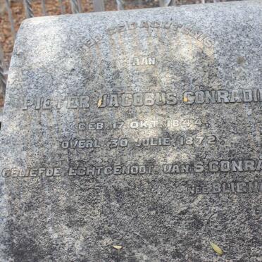 CONRADIE Pieter Jacobus 1844-1872