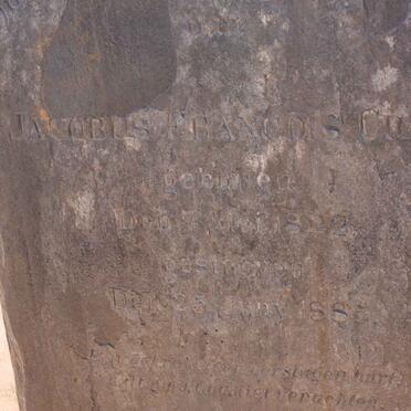 CILLIE Jacobus Francois 1822-1885