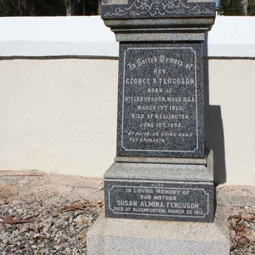 FERGUSON George R. 1829-1896 &amp; Susan Almira -1915