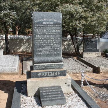JOUBERT D.S.B 1885-1935 &amp; Marguerite DU TOIT 1890-1982