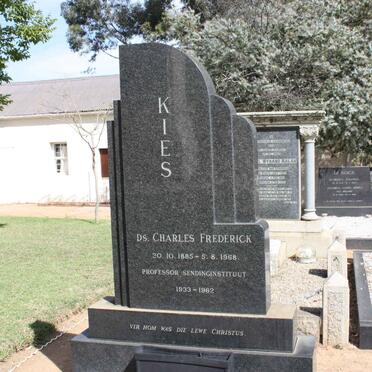 KIES Charles Frederick 1885-1968