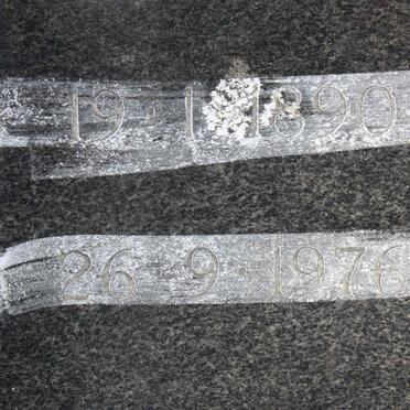 KRIEGLER Wilhelmina M. 1890-1976 