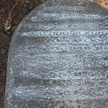 KIRCH Heinrich 1812-1873 &amp; Maria MOCKE 1843-1905