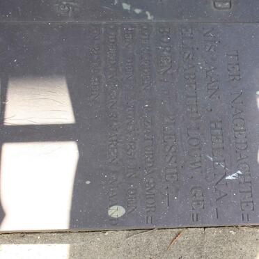 LOUW Helena Elisabeth nee DU PLESSIE -1851