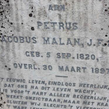 MALAN Petrus Jacobus 1820-1897