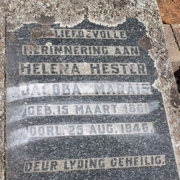 MARAIS Helena Hester Jacoba 1861-1946