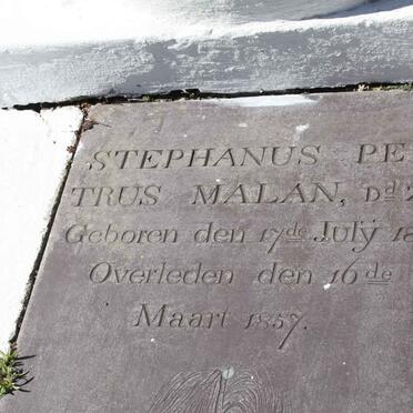 MALAN Stephanus Petrus 1832-1857