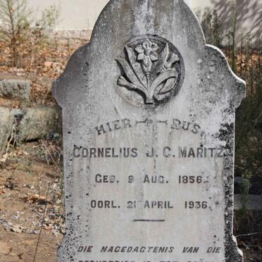 MARITZ Cornelius J.C. 1856-1936