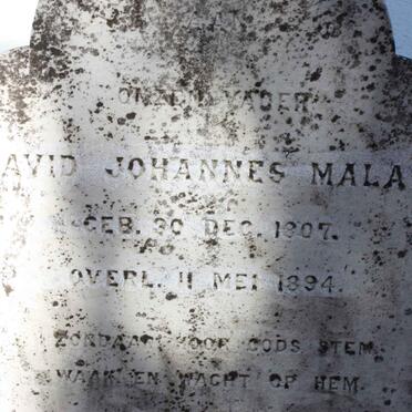 MALAN David Johannes 1807-1894 &amp; Martha Gertruida LE ROUX 1806-1877