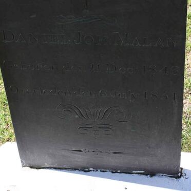 MALAN Daniel Johannes 1846-1851