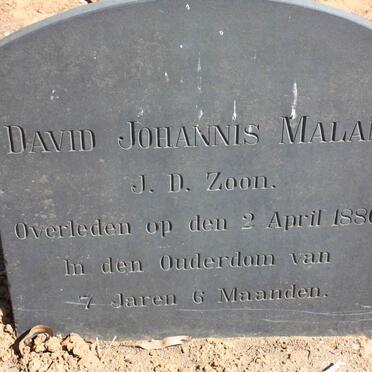 MALAN David Johannes -1880