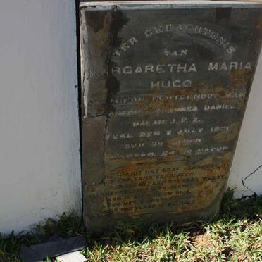 MALAN Margaretha Maria nee HUGO -18?1 :: MALAN Hester Maria nee HUGO