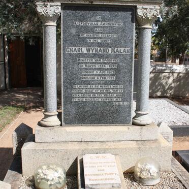 MALAN Charl Wynand 1883-1933