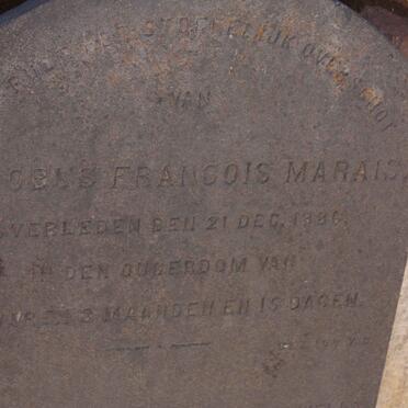 MARAIS Jacobus Francois -1886