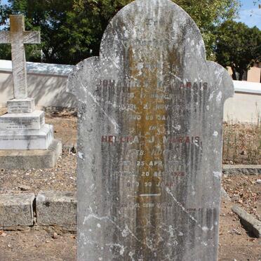 MARAIS Johannes H. 1832-1921 &amp; Helena J. HUGO 1836-1926
