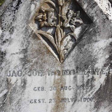 MERWE Jac. Joh.,van der 1837-1907 &amp; Anna Francina KRIEGLER -1926 