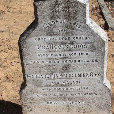 ROOS Francois -1888 &amp; Margaretha Wilhelmina MALAN -1884
