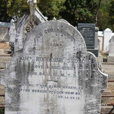 ROSSOUW Johannes -1898